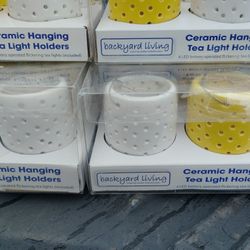 Ceramic Tea Light Hangers