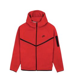 Nike Tech Fleece Gym Red Large & Medium Available 
