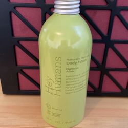 Hey Humans Naturally Derived Body Wash Banana Aloe