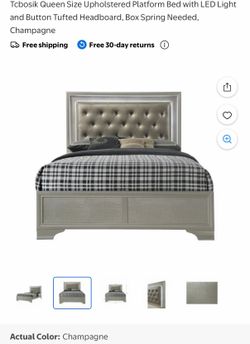 $850 Queen Size 3 Piece Bedroom Set with Box Spring/Mattress