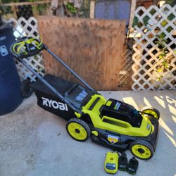 Ryobi Cordless 18V ONE+ HP Brushless 20" Self-Propelled Lawnmower With Batteries And Charger