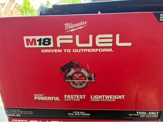 Brand new M18 FUEL 18V Lithium-Ion Brushless Cordless 7-1/4 in. Circular Saw (Tool-Only)