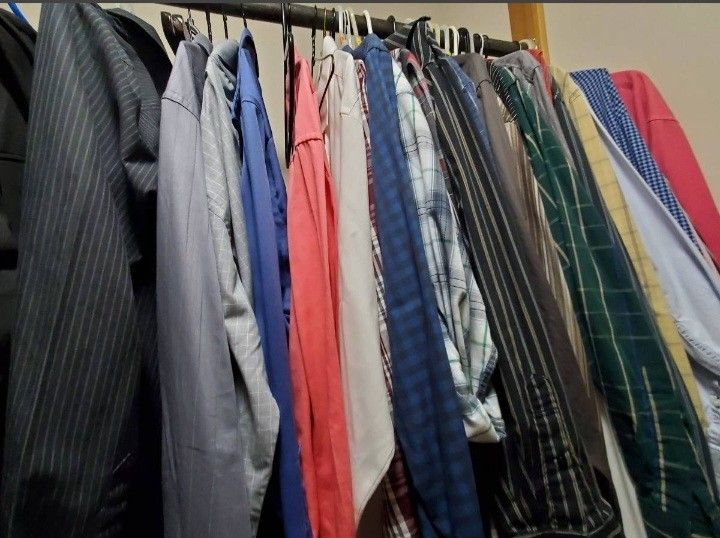 Mens Button Down Shirts Qty 32