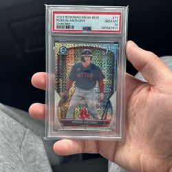 Roman Anthony Bowman 1st Chrome Psa 10