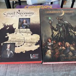 2 Victory point Games, Darkest night & Cruel Necessity