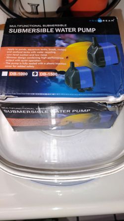 Brand New Submersible Water Pump For Large Fish Tank!🤔