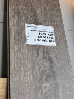 Canyon Hills Waterproof Laminate Flooring 8.3mm