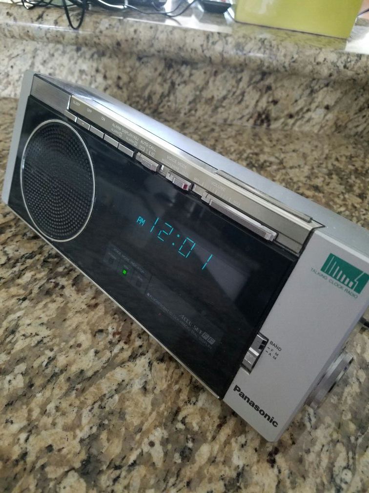 Panasonic Talking Clock Radio