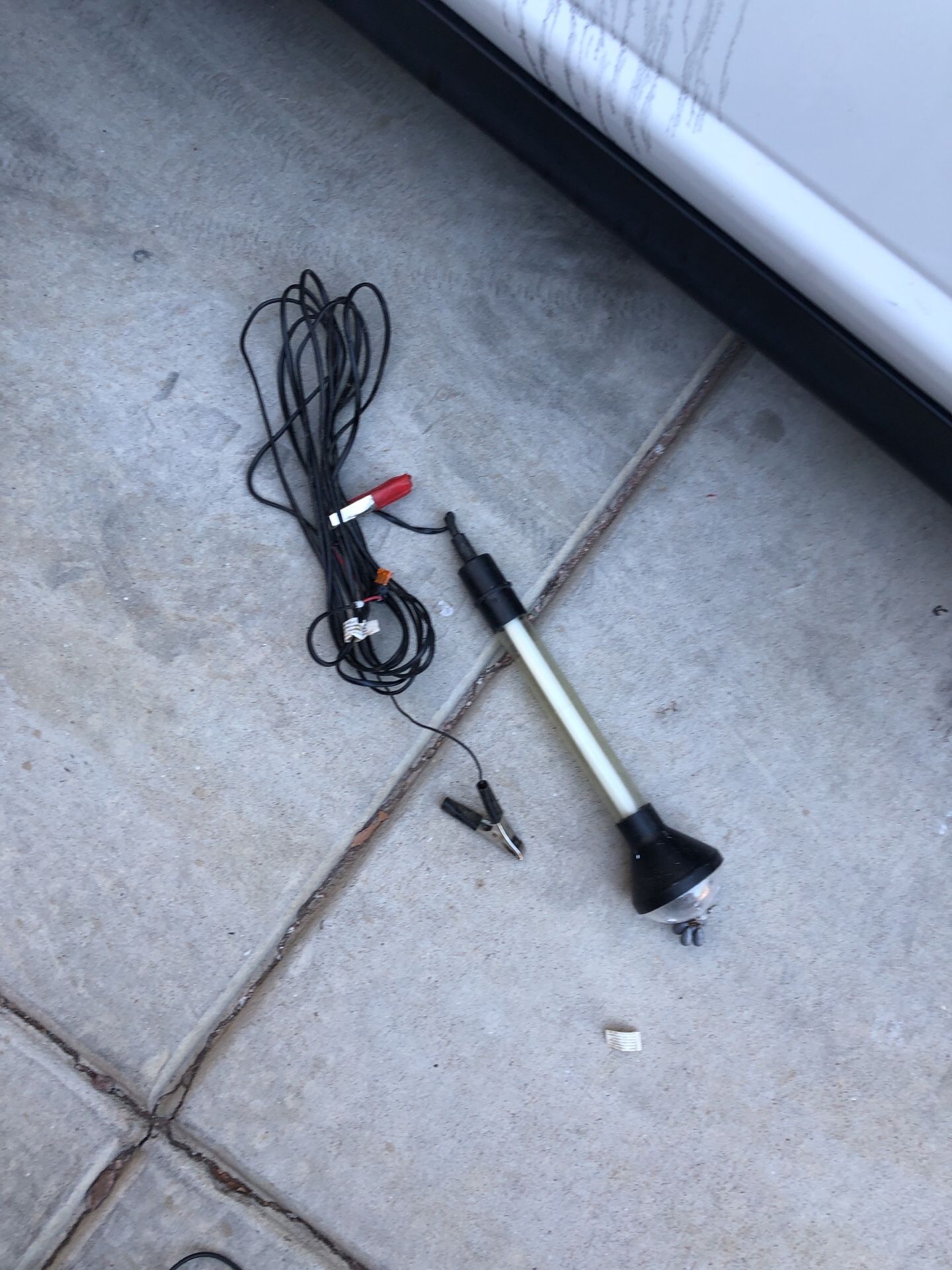 Night boat fishing light