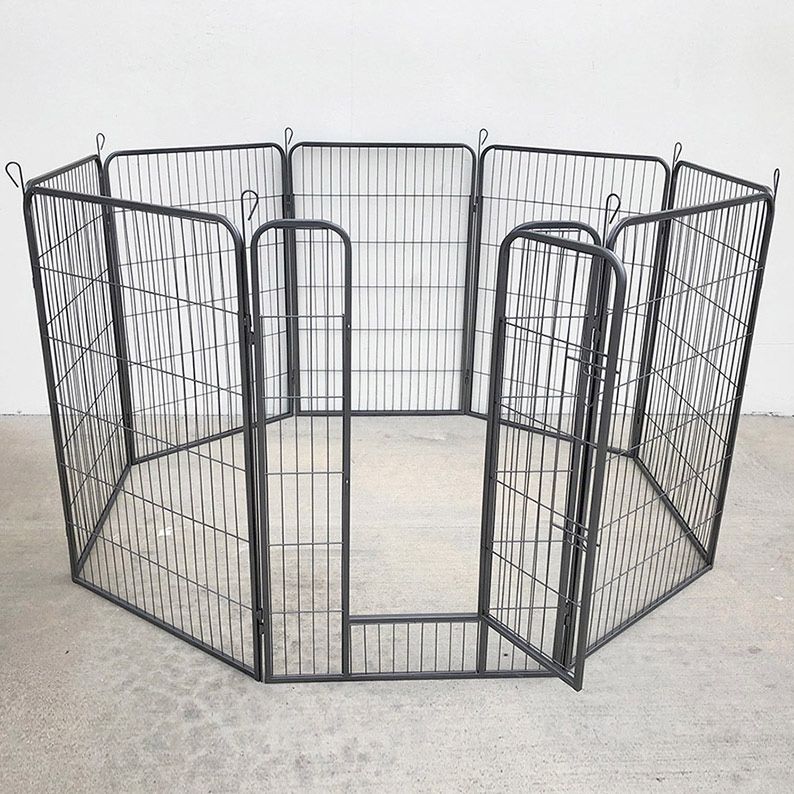 New in box $135 Heavy Duty 48” Tall x 32” Wide x 8-Panel Pet Playpen Dog Crate Kennel Exercise Cage Fence