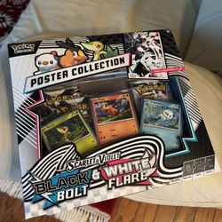 Pokemon TCG Black Bolt & White Flare Poster Collection