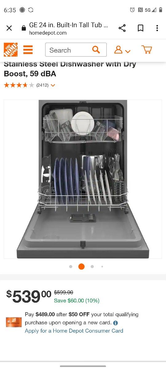 Dishwasher GE Model GDF510PSR3SS for Sale in Pinellas Park, FL OfferUp