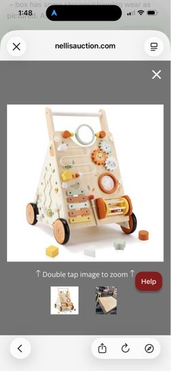 NEW Pithfor Wooden Baby Walker Montessori Activity Center