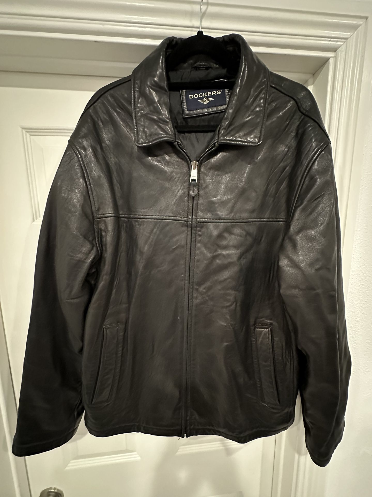 Dockers Leather Jacket LT