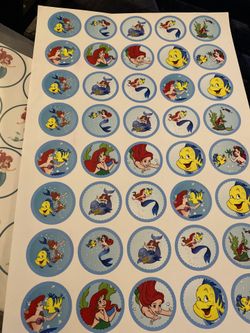 Little Mermaid Sticker $4 Each