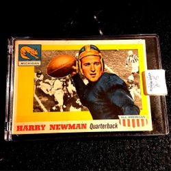 1955 Topps All American Harry Newman #62 Genuine RARE! 