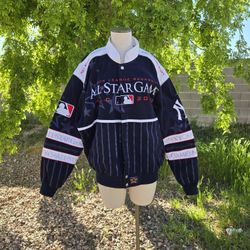 2008 MLB All Star Game New York Yankees navy jacket #MLB like new  #baseball