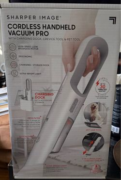 Sharper Image Cordless Handheld Vacuum Pro