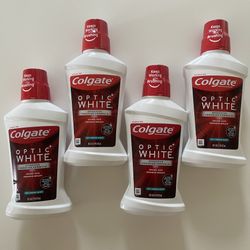 Colgate Optic White Whitening Mouthwash, Fresh Mint 16oz , all for $5