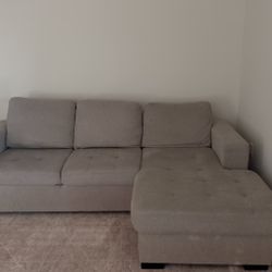 Sectional Couch with Pull-Out Bed & Storage