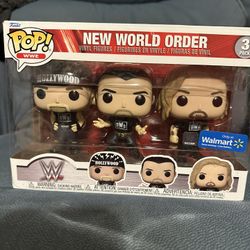Funko POP NWO New World Order 3 Pack Walmart Exclusive WWE SCOTT HALL HOGAN NASH