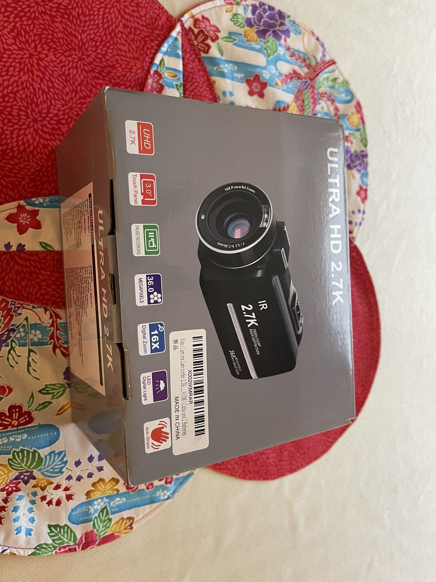 Video Camera Camcorder Digital Video Recorder Ultra HD