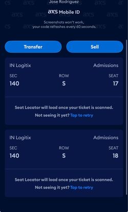 La Galaxy vs New England 2 TICKETS! AXS TRANSFER!