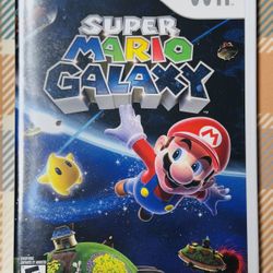 Super Mario Galaxy Complete CIB (Nintendo Wii, 2007) CIB Tested/Working