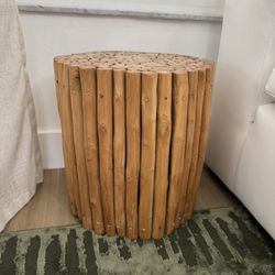 Wood End Table