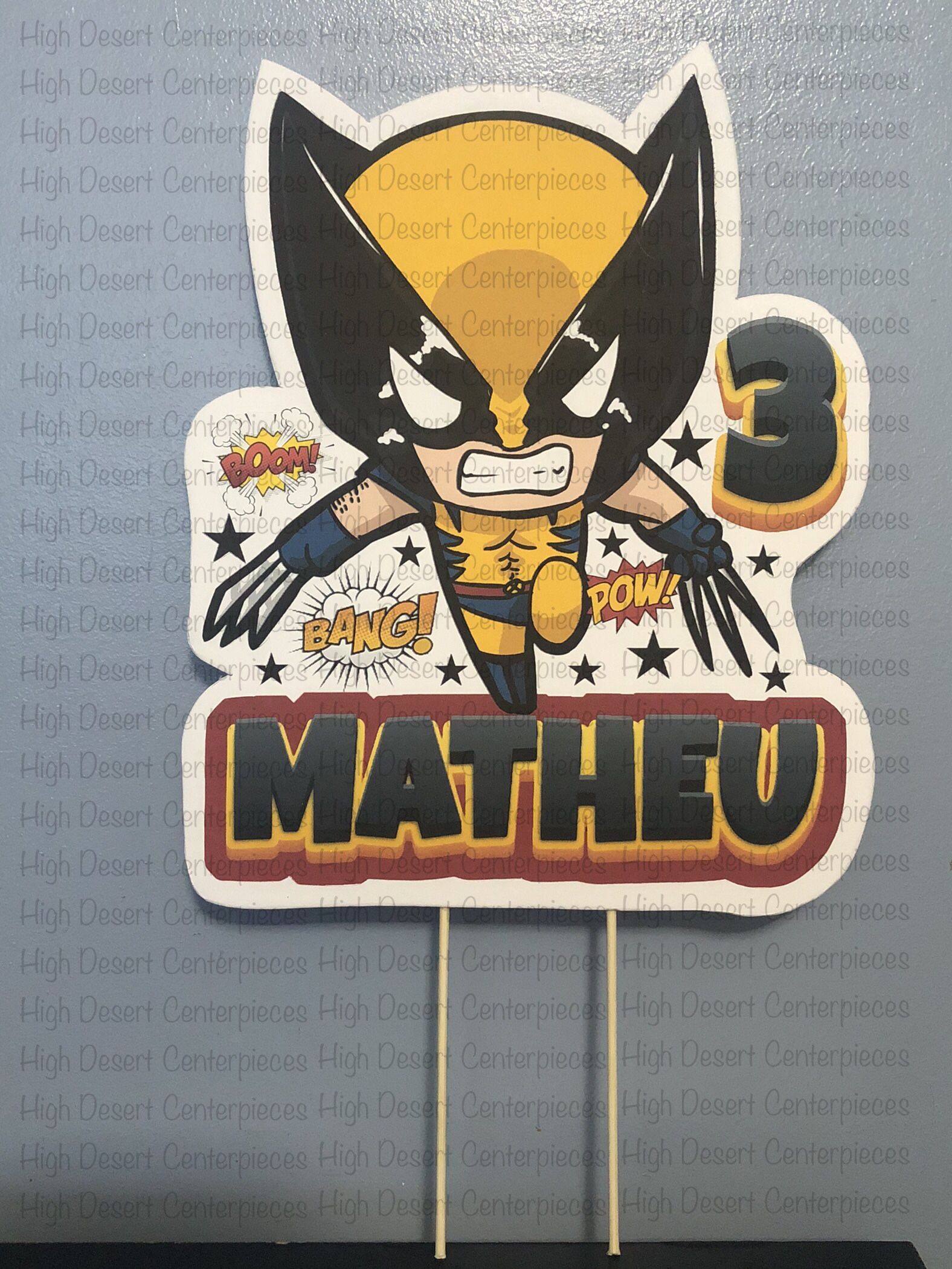 Wolverine Cake Topper