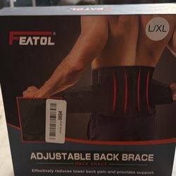 FEATOL Adjustable Back Brace