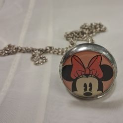 MICKEY MOUSE WATCH NECKLACE