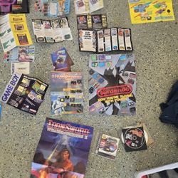 Nintendo Power Ads, Posters, Manuals,  Super Metroid Box With Manual 