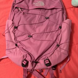 Pink North Face Backpack 