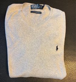 Men’s Polo Ralph Lauren V-Neck Pima Cotton Sweater