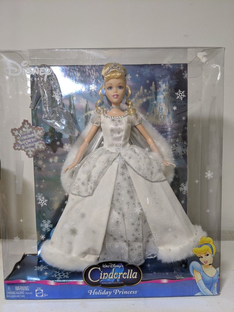 Rare 2004 Disney Barbie Cinderella Holiday Princess SE