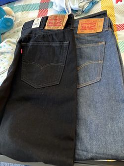Levi's 501 Jeans – Black W42 & Blue W44