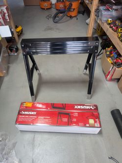 28.4 in. Steel Folding Sawhorse
