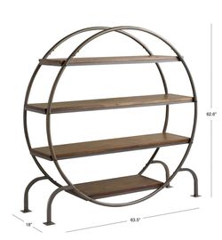 Round (4) shelf unit