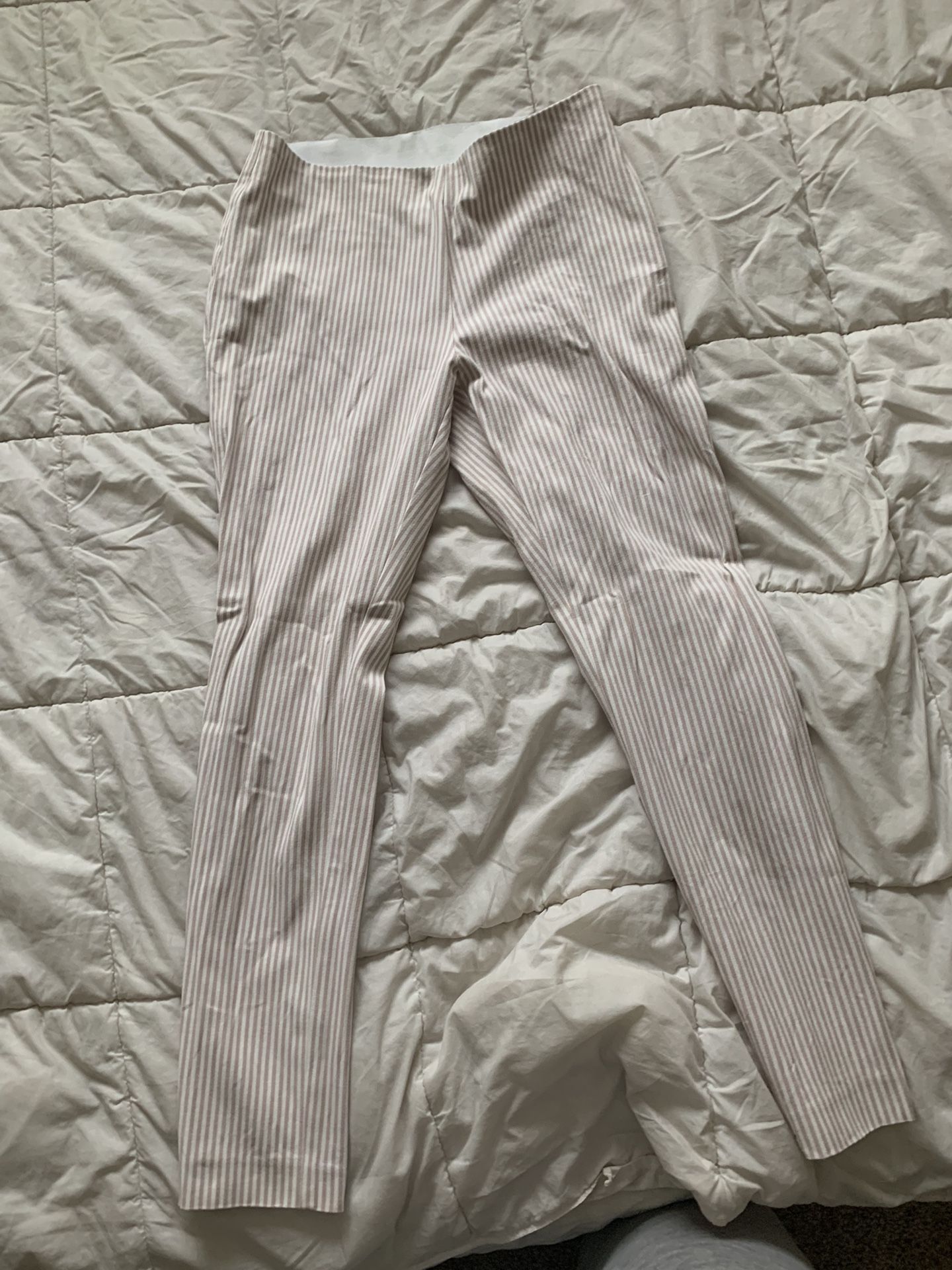 Size 6 Creamy Stripes Slacks