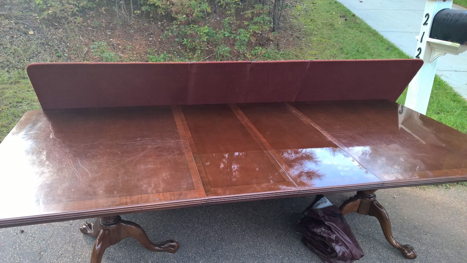 Mahogany Dining Table and Chairs