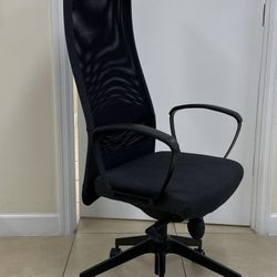 IKEA High-Back Office Chair – Black