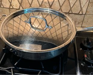 All-Clad Stainless Steel Skillet with lid