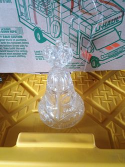 Pure crystal bell or decore