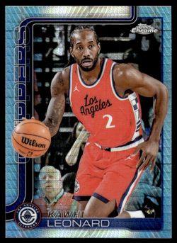 2025 Topps Chrome Prism Refractor Los Angeles Clippers Kawhi Leonard #44 0