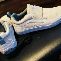 White&  Blue Vans