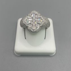 925 Silver Moissanite Men’s Ring 2ctw