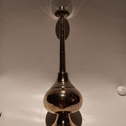 Vintage Indian Brass Rose Water Sprinkler (Gulab Pash)