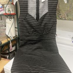 Sleeveless Striped Dress Sz. Small