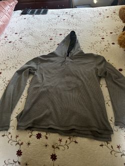 Gray Long Sleeve Hoodie 